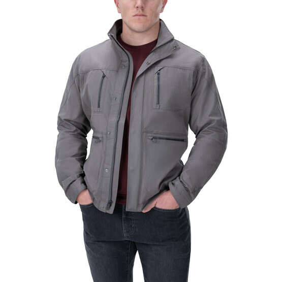 Vertx Urban Discipline Jacket in force grey from the front